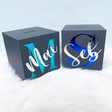 Personalised Name & Initial Money Box (Vinyl)