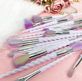 Unicorn Make Up Brush Set (10pc)