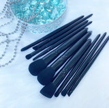 Midnight Black Make Up Brush Set (10pc)