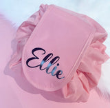 Personalised Drawstring Make Up Bag (Vinyl)