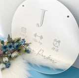 Personalised Baby Arrival Plaque