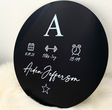Personalised Baby Arrival Plaque