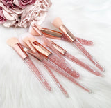Personalised Pink Diamonte Make Up Brush Set (8pc)