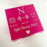 Personalised Baby Memory Money Box (Vinyl)