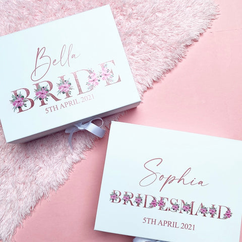 Personalised Bride & Bridesmaid Gift Box (Printed)