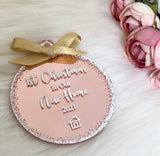 Personalised 'New Home' Christmas Bauble