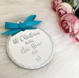 Personalised 'New Home' Christmas Bauble