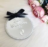 Personalised 'Baby's First' Christmas Bauble