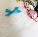 Personalised 'Initial & Name' Christmas Bauble