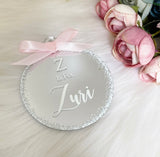 Personalised 'Initial & Name' Christmas Bauble