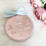 Personalised 'Baby Memory' Christmas Bauble