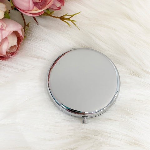 Round Compact Pocket Mirror